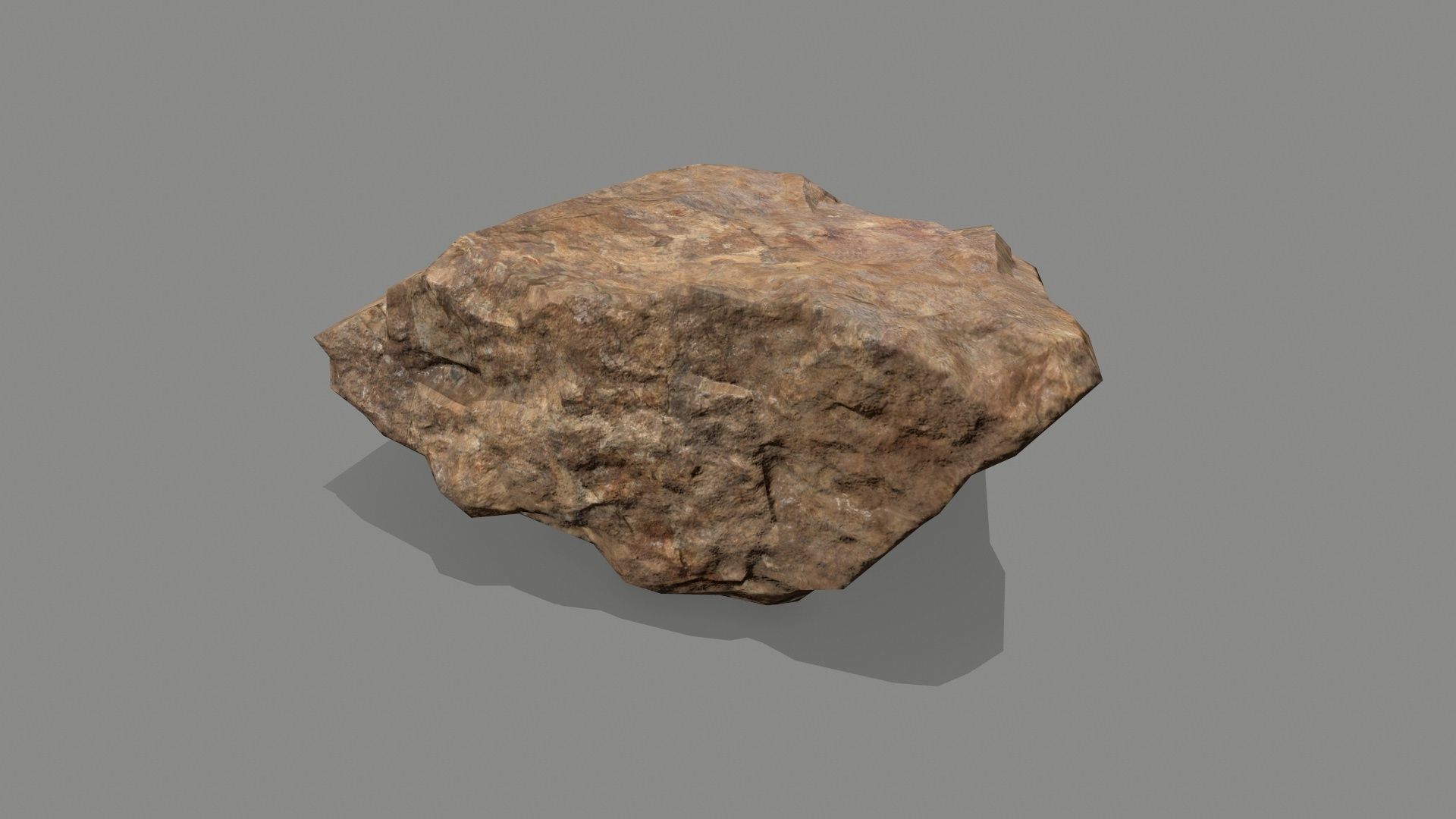 rocks rock Low-poly 3D model_6