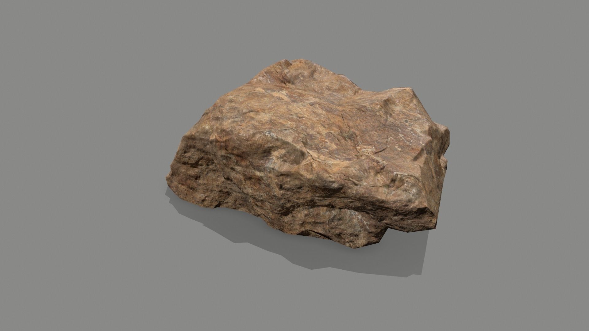 rocks rock Low-poly 3D model_4