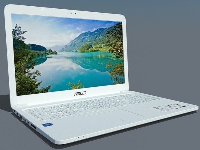 Asus EeeBook 3D model Low-poly 3D model