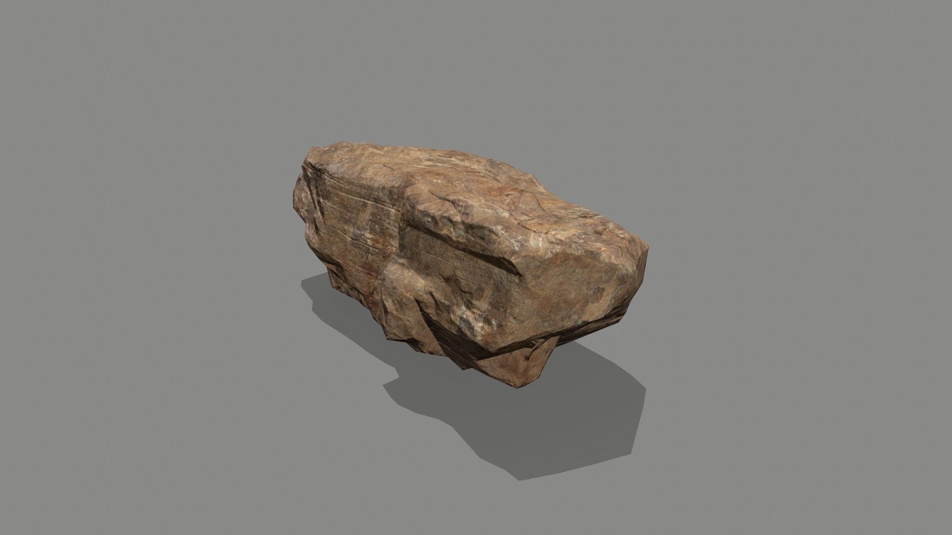 rocks rock Low-poly 3D model_8
