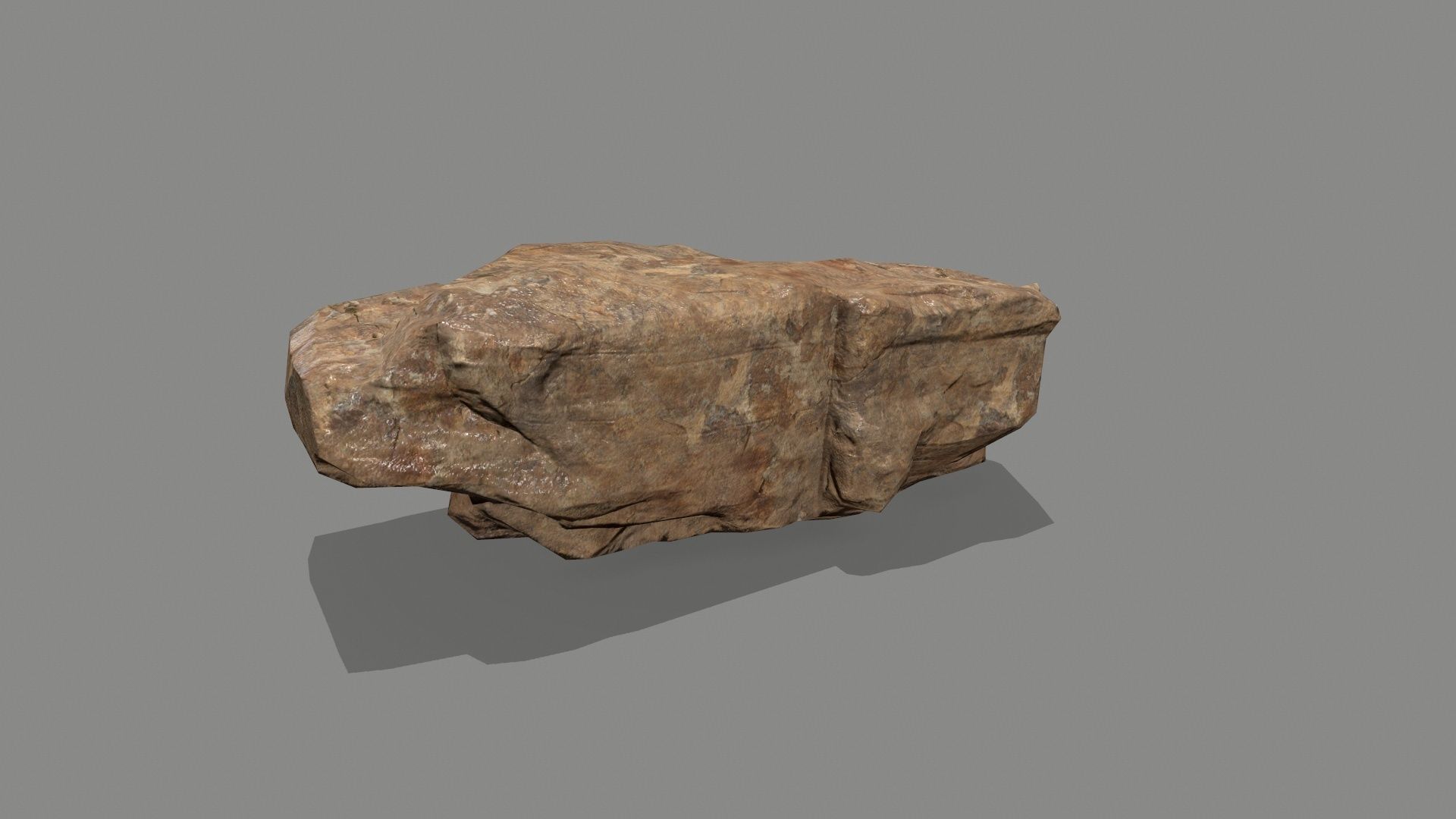 rocks rock Low-poly 3D model_7
