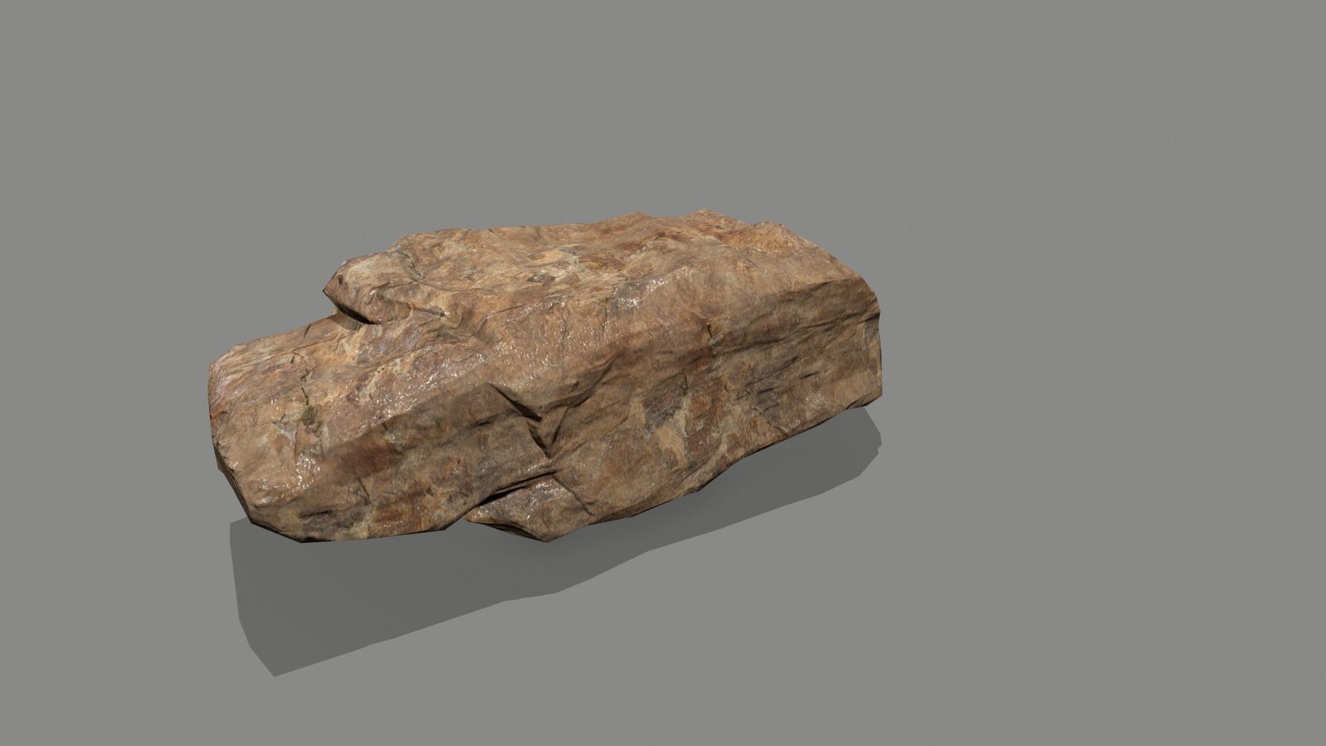 rocks rock Low-poly 3D model_4