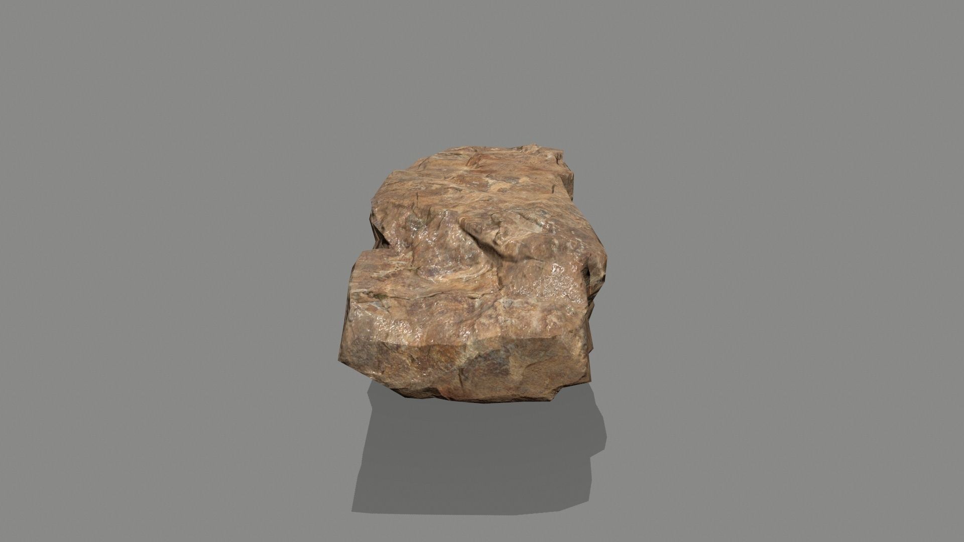 rocks rock Low-poly 3D model_6