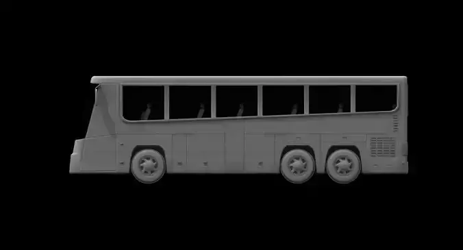 bus india final 3d model
