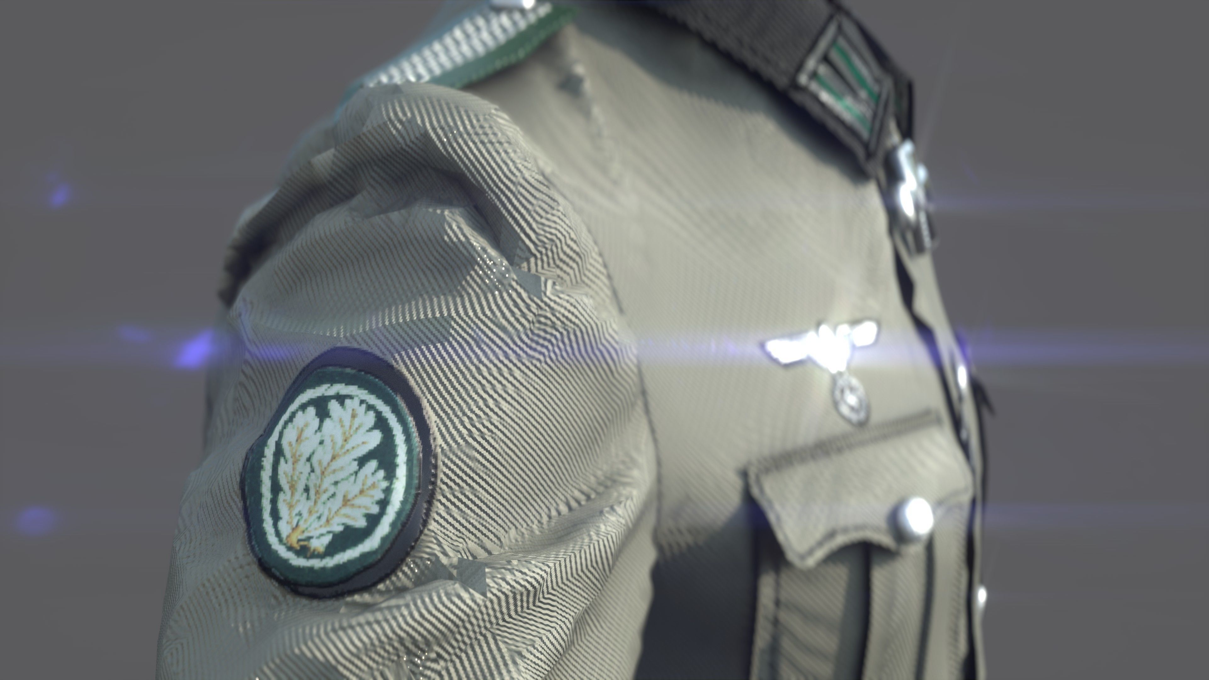 Wehrmacht officer 3D model_10