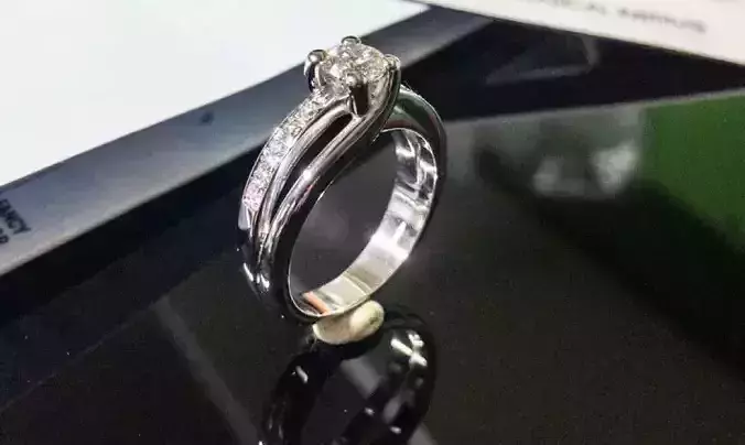 Solitaire Round diamond Anello solitario Sl29