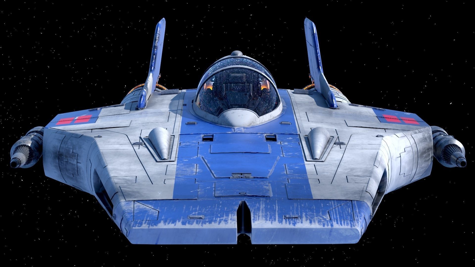 RZ-2 A-WING 3D model_12