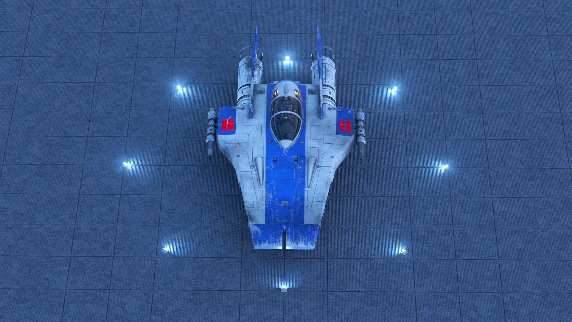 RZ-2 A-WING 3D model_6