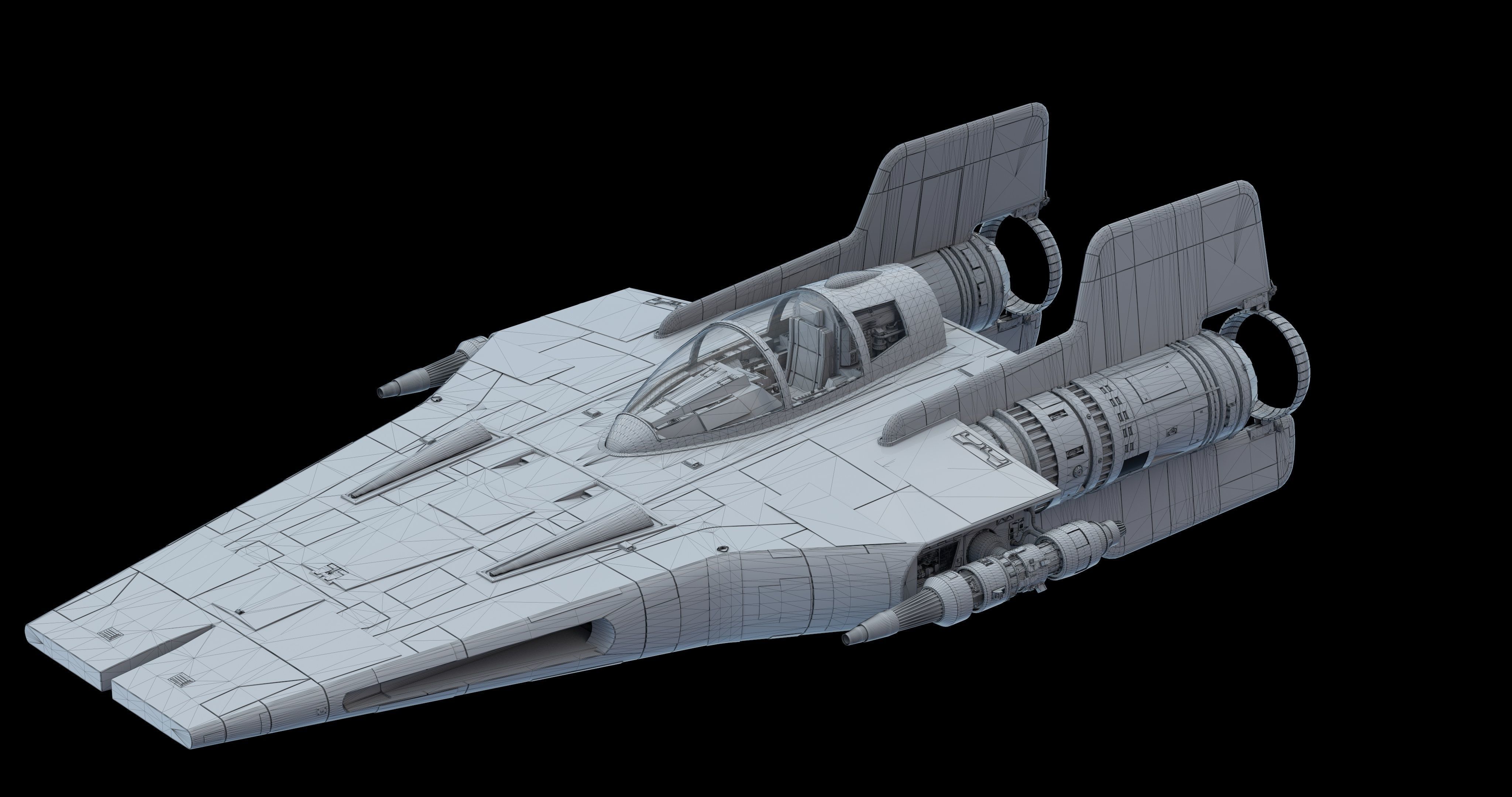 RZ-2 A-WING 3D model_17
