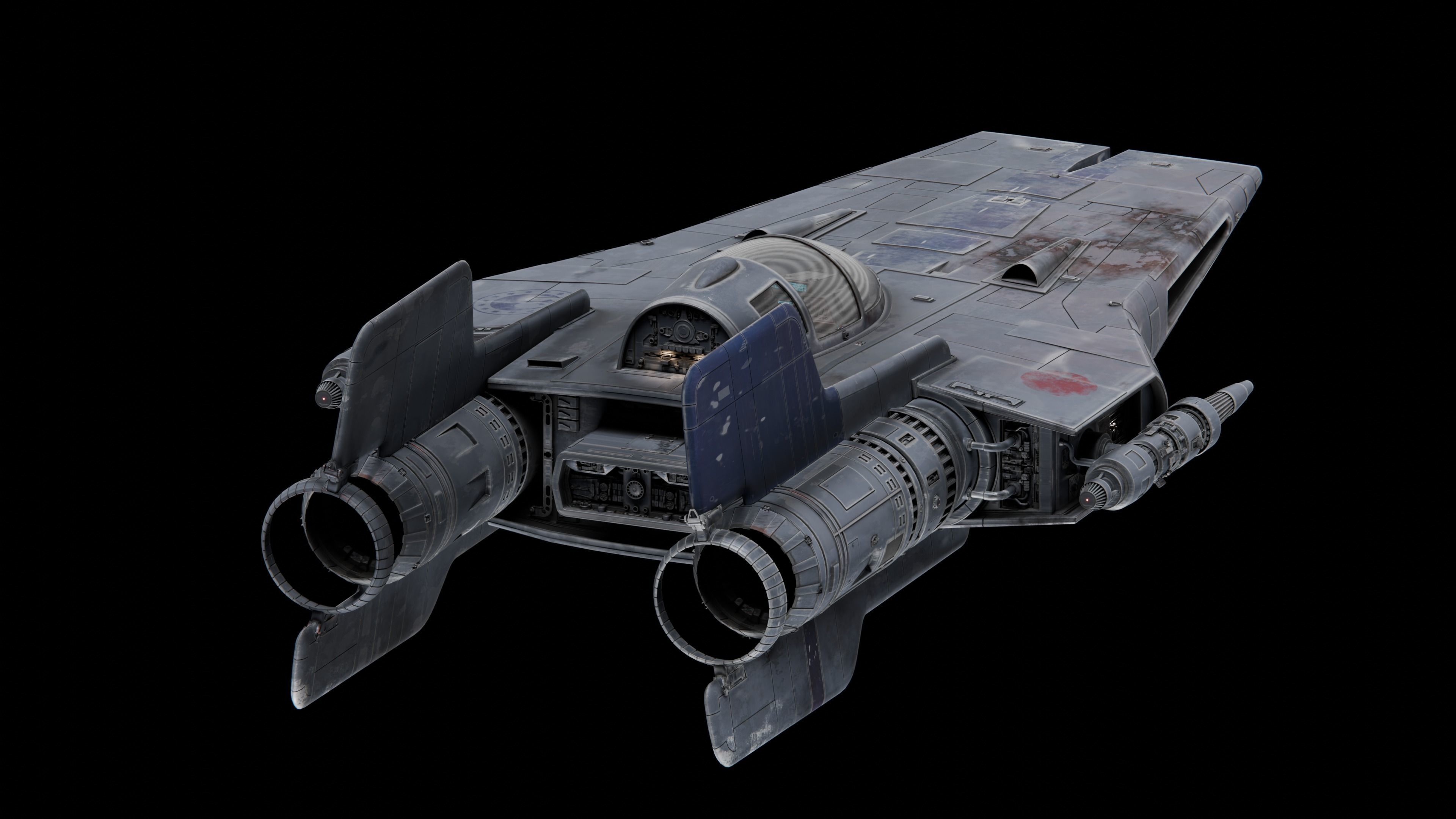 RZ-2 A-WING 3D model_3