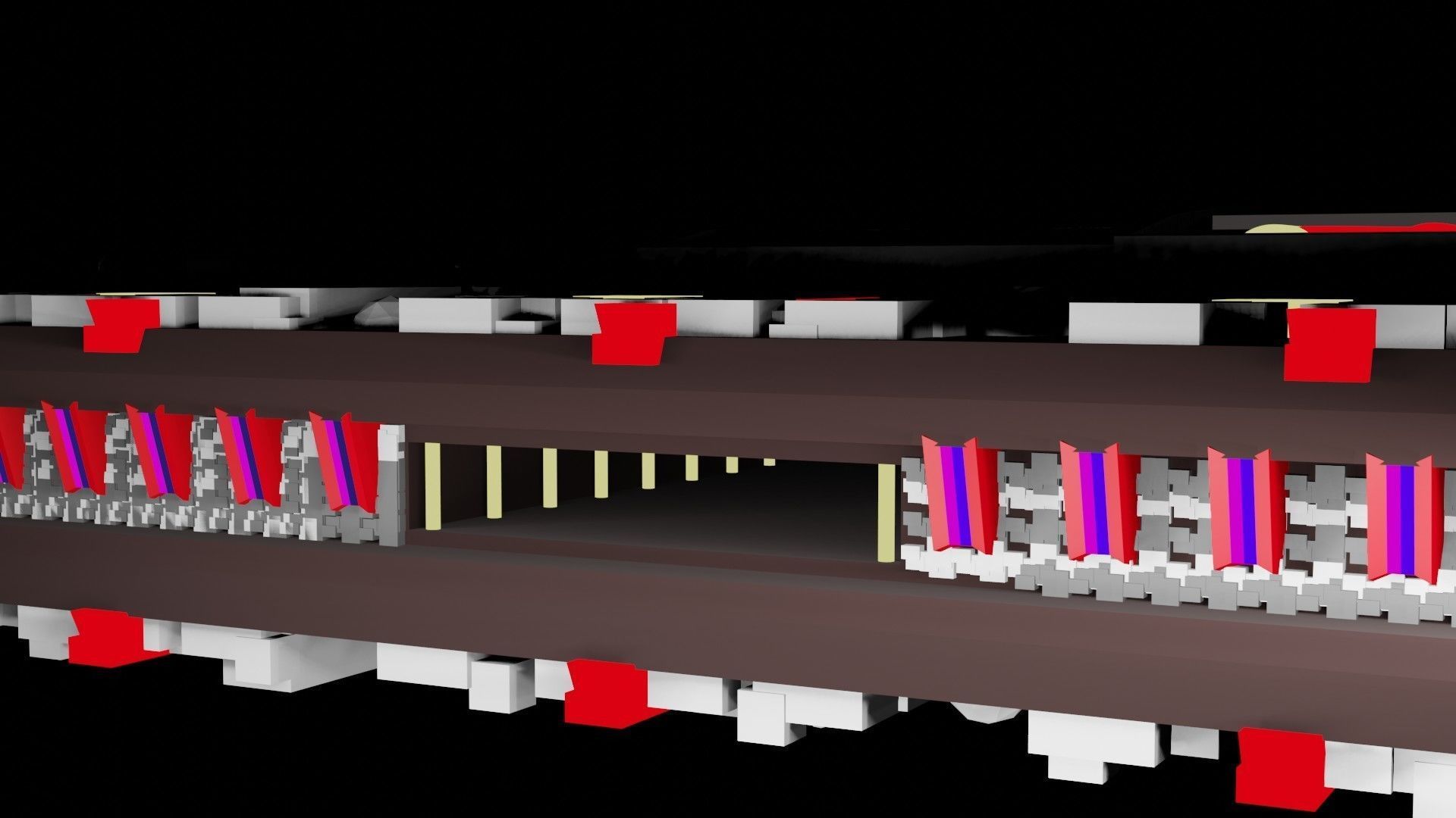 starship 3D model minecraft tank Low-poly 3D model_7