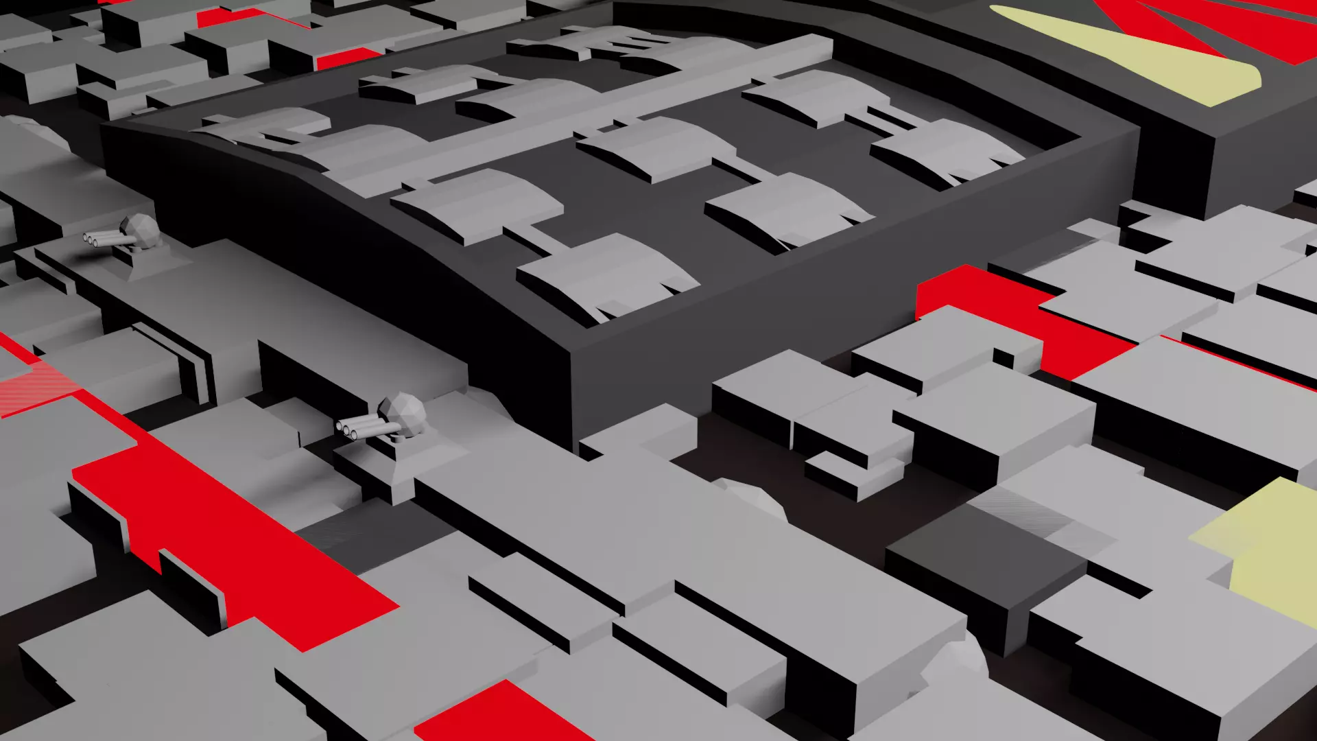 starship 3D model minecraft tank Low-poly 3D model_0