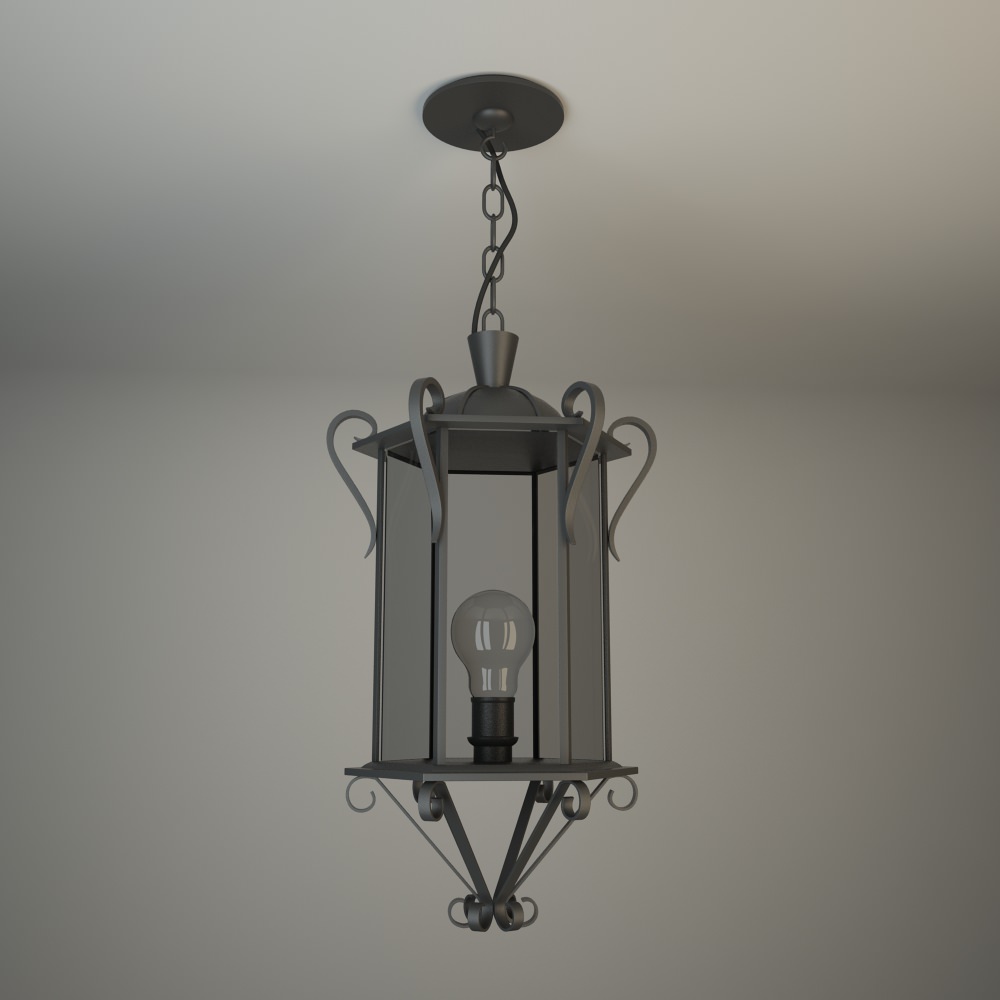 Colonial Ceiling Lamp 3d Model Cgtrader Colonial Ceiling Lamp 3d Model Max 1