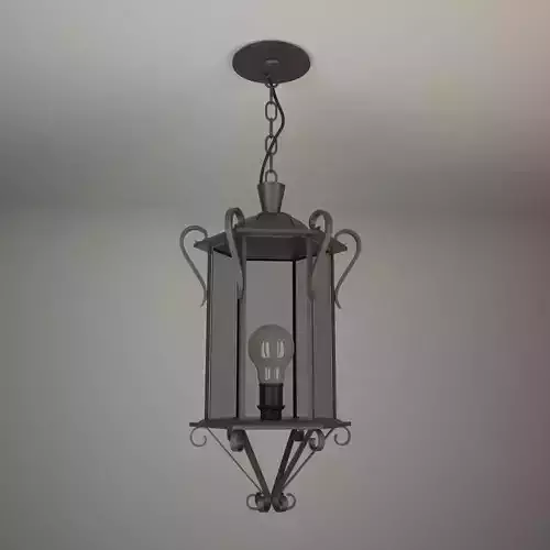 Colonial Ceiling Lamp Free 3D model