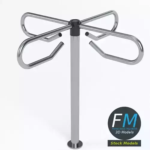 Rotating turnstile gate