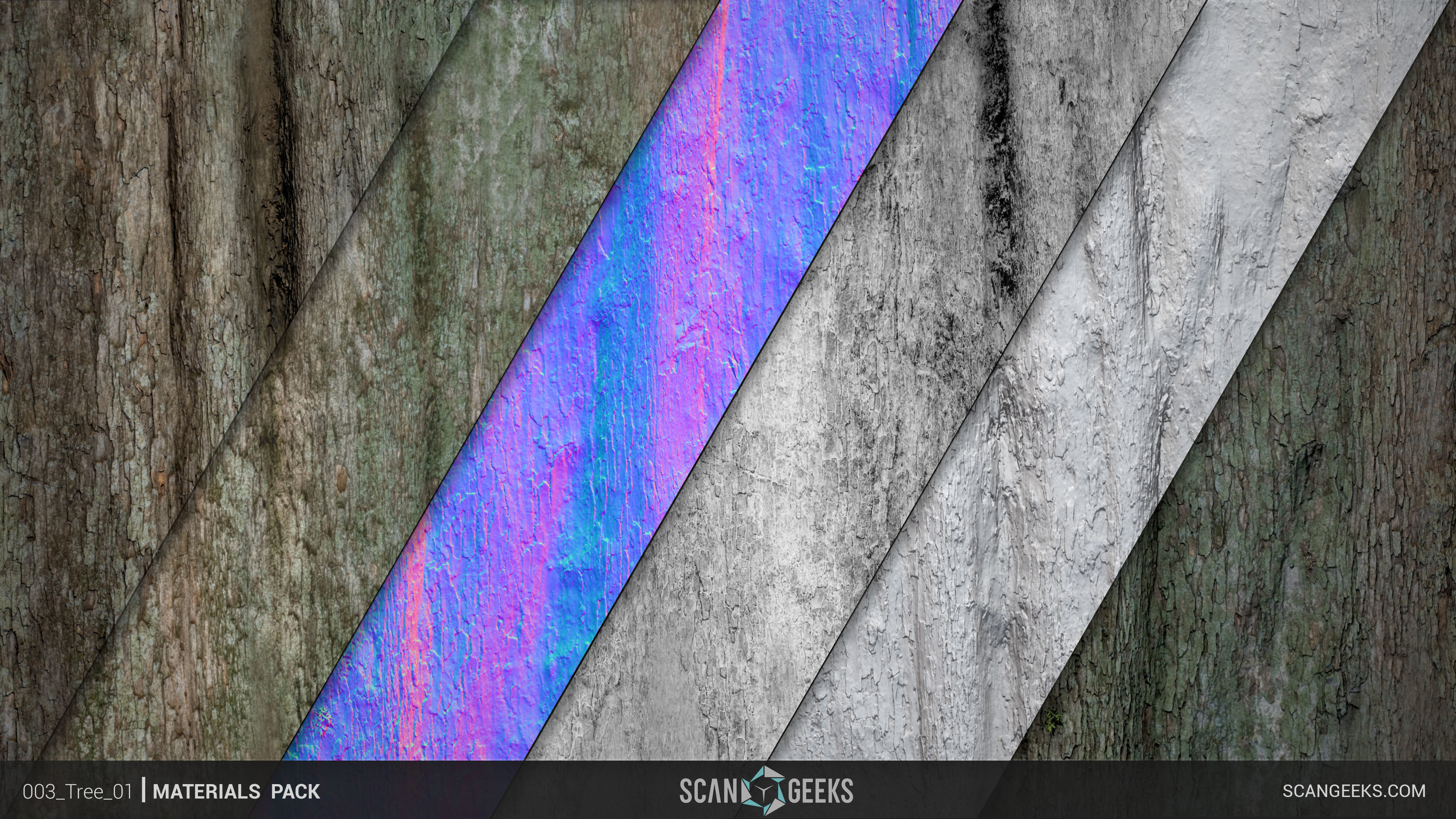Tree Bark Material - Photogrammetry 3D PhotoScan Texture_2