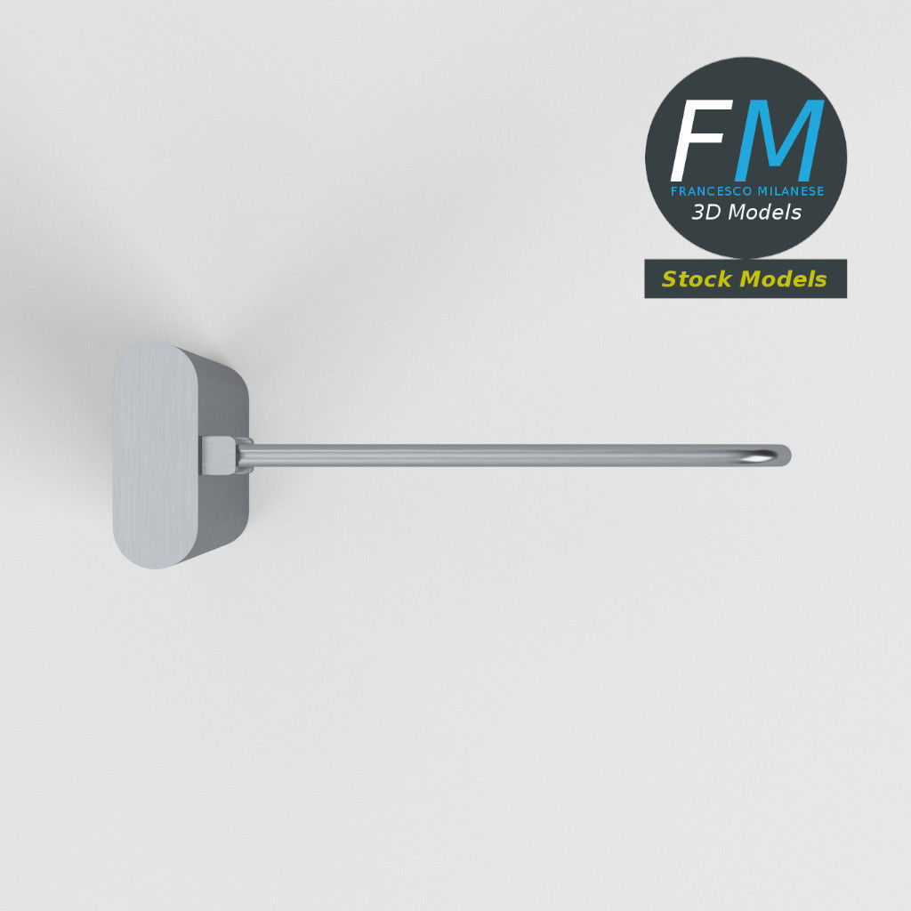 Swing barrier gate 3D model_6