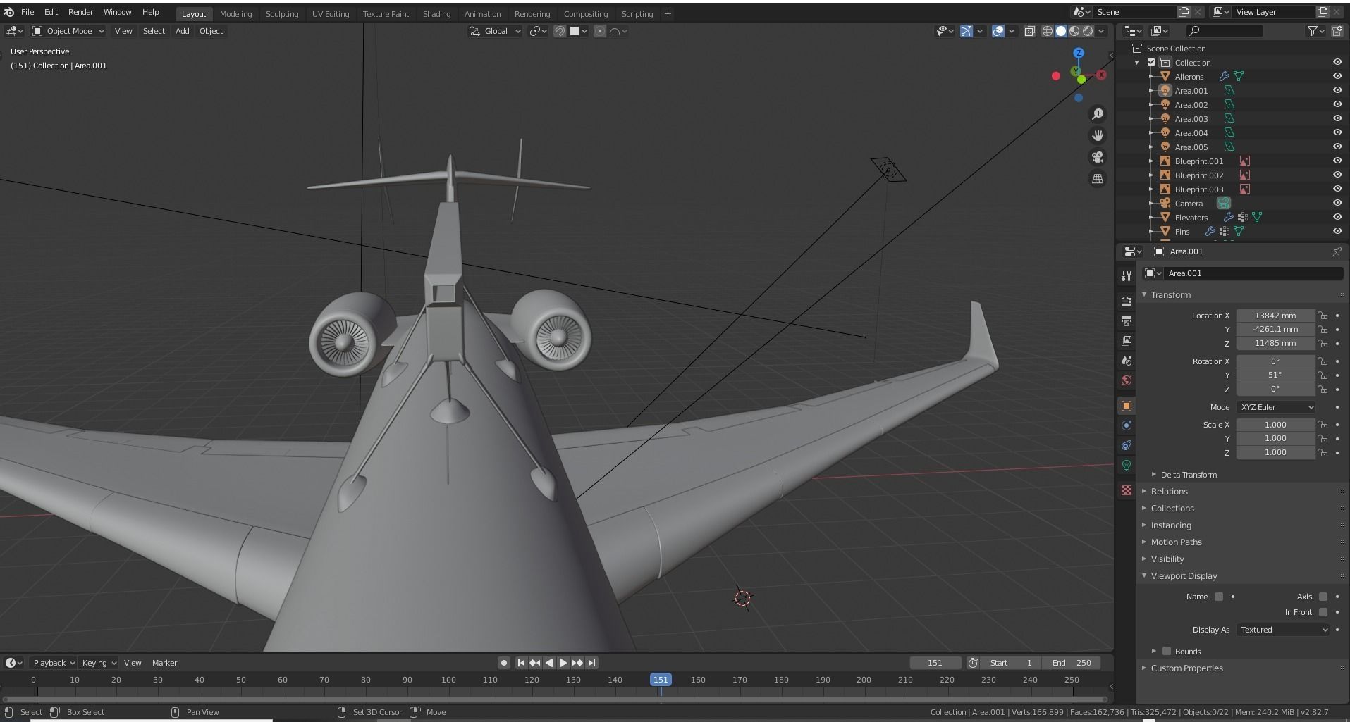 Saab GLOBALEYE - Airborne Early Warning and Control Aircraft - 3D model_34