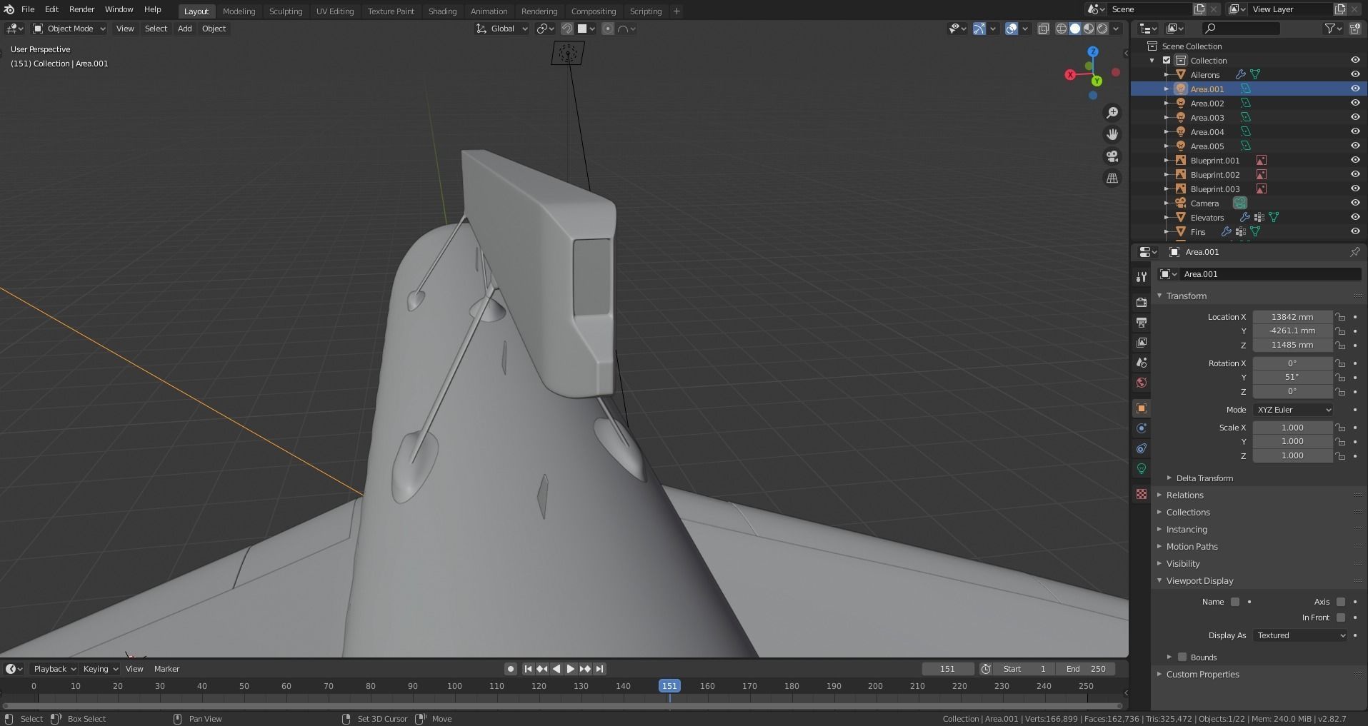 Saab GLOBALEYE - Airborne Early Warning and Control Aircraft - 3D model_32