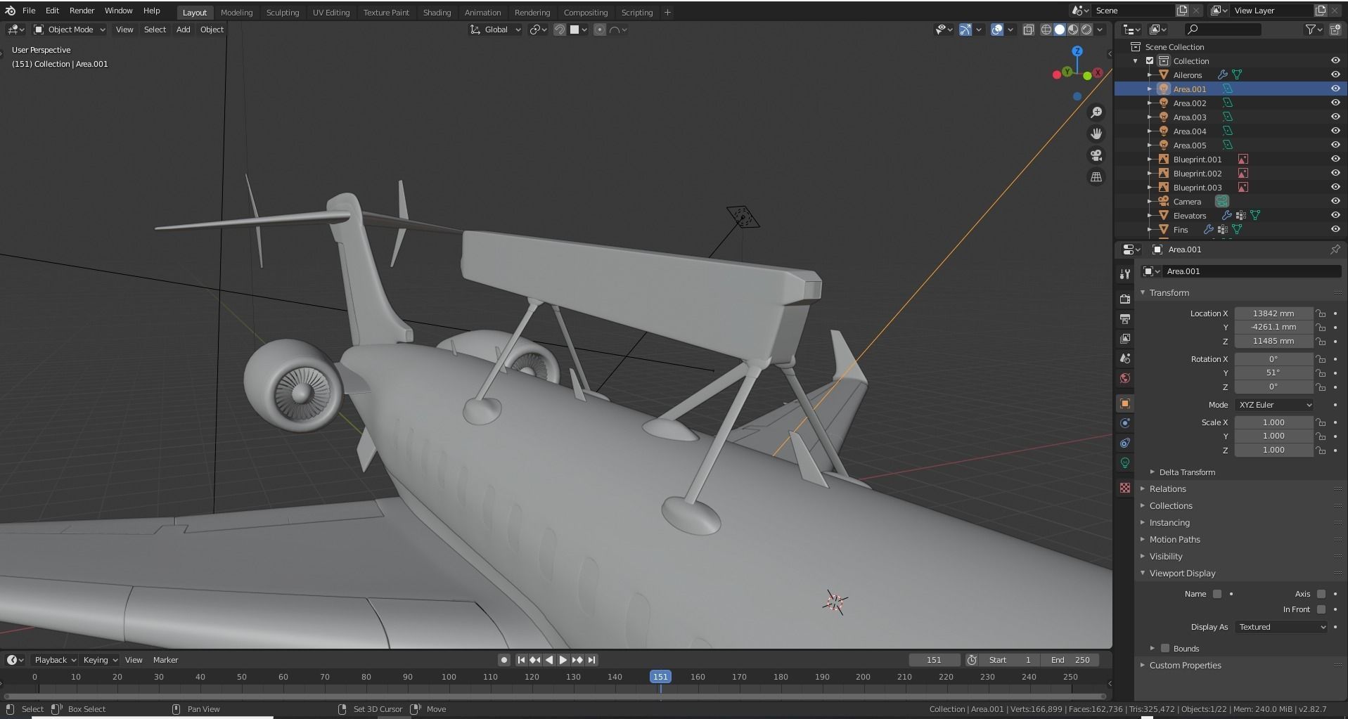 Saab GLOBALEYE - Airborne Early Warning and Control Aircraft - 3D model_33