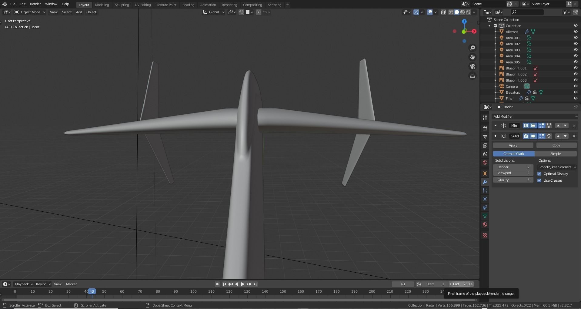 Saab GLOBALEYE - Airborne Early Warning and Control Aircraft - 3D model_38