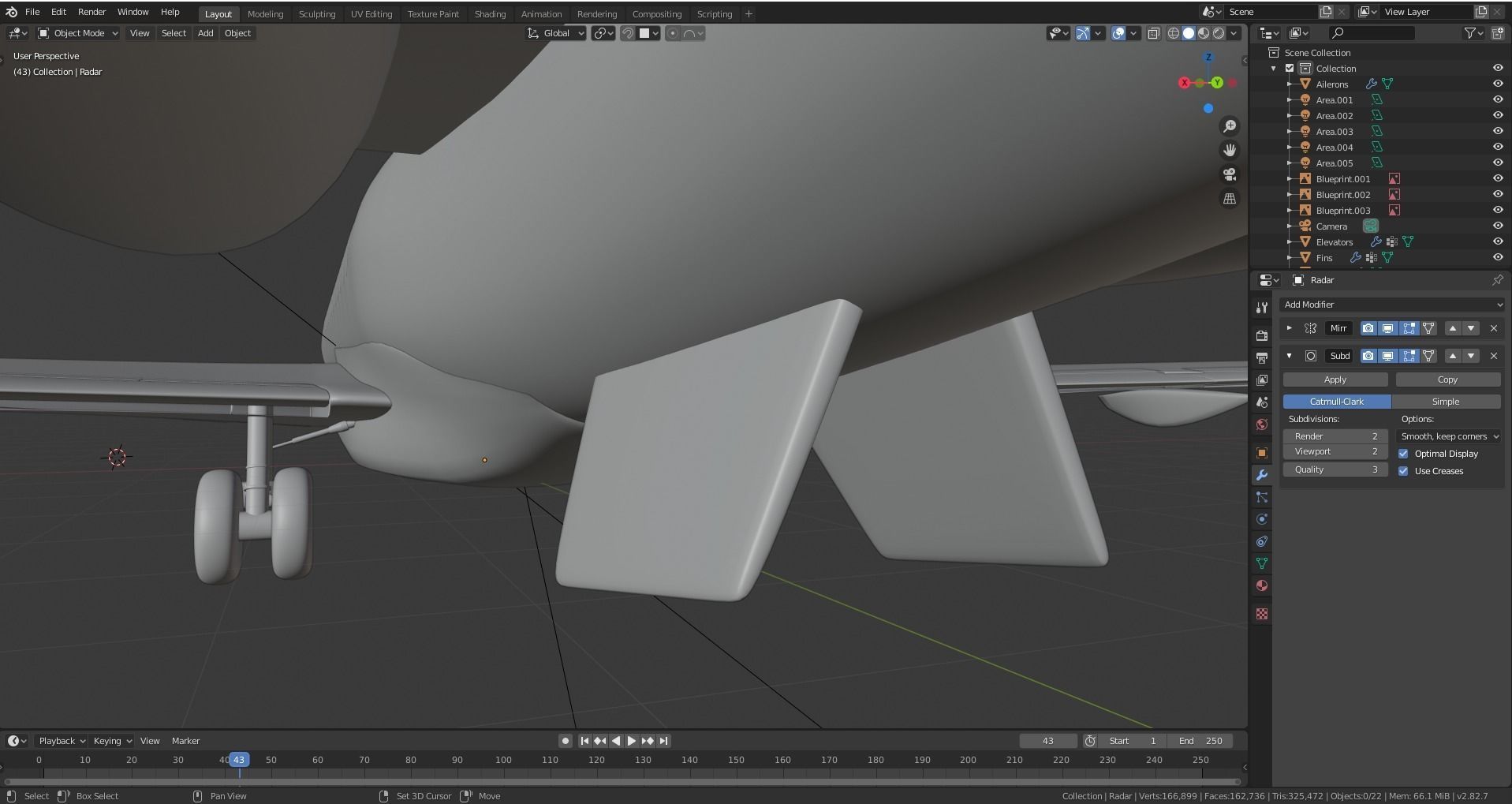 Saab GLOBALEYE - Airborne Early Warning and Control Aircraft - 3D model_24