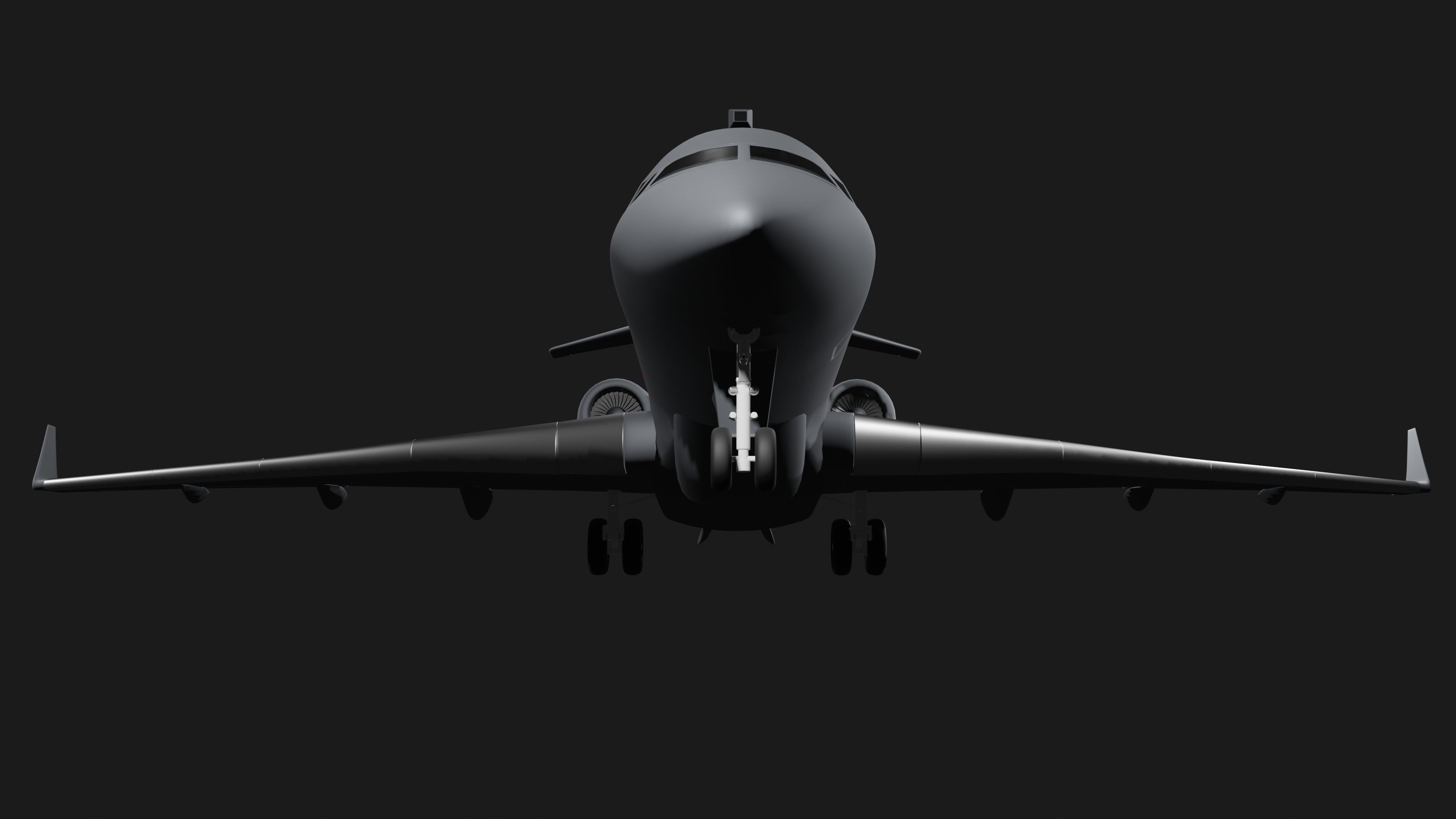Saab GLOBALEYE - Airborne Early Warning and Control Aircraft - 3D model_6