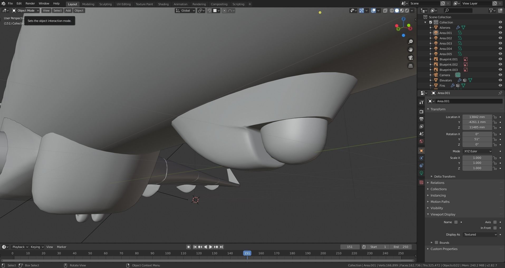 Saab GLOBALEYE - Airborne Early Warning and Control Aircraft - 3D model_35