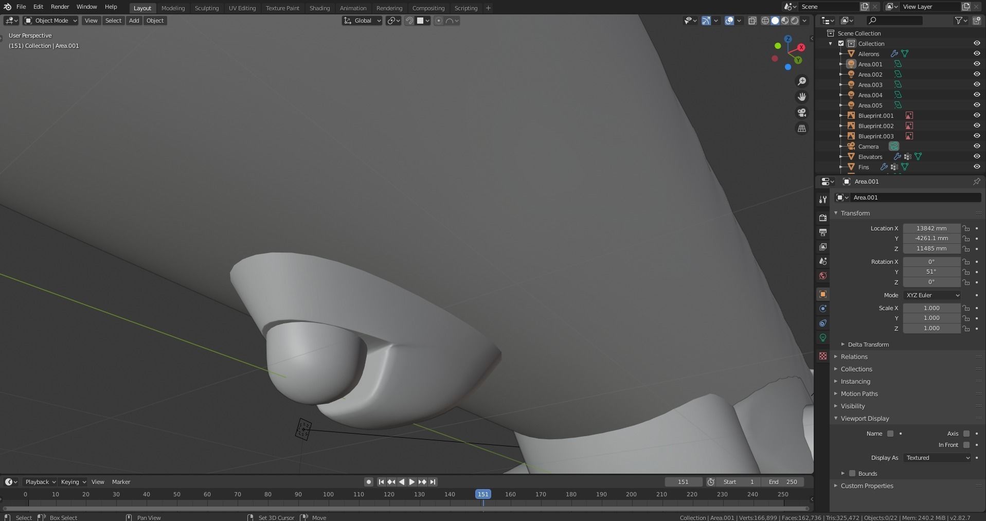 Saab GLOBALEYE - Airborne Early Warning and Control Aircraft - 3D model_36