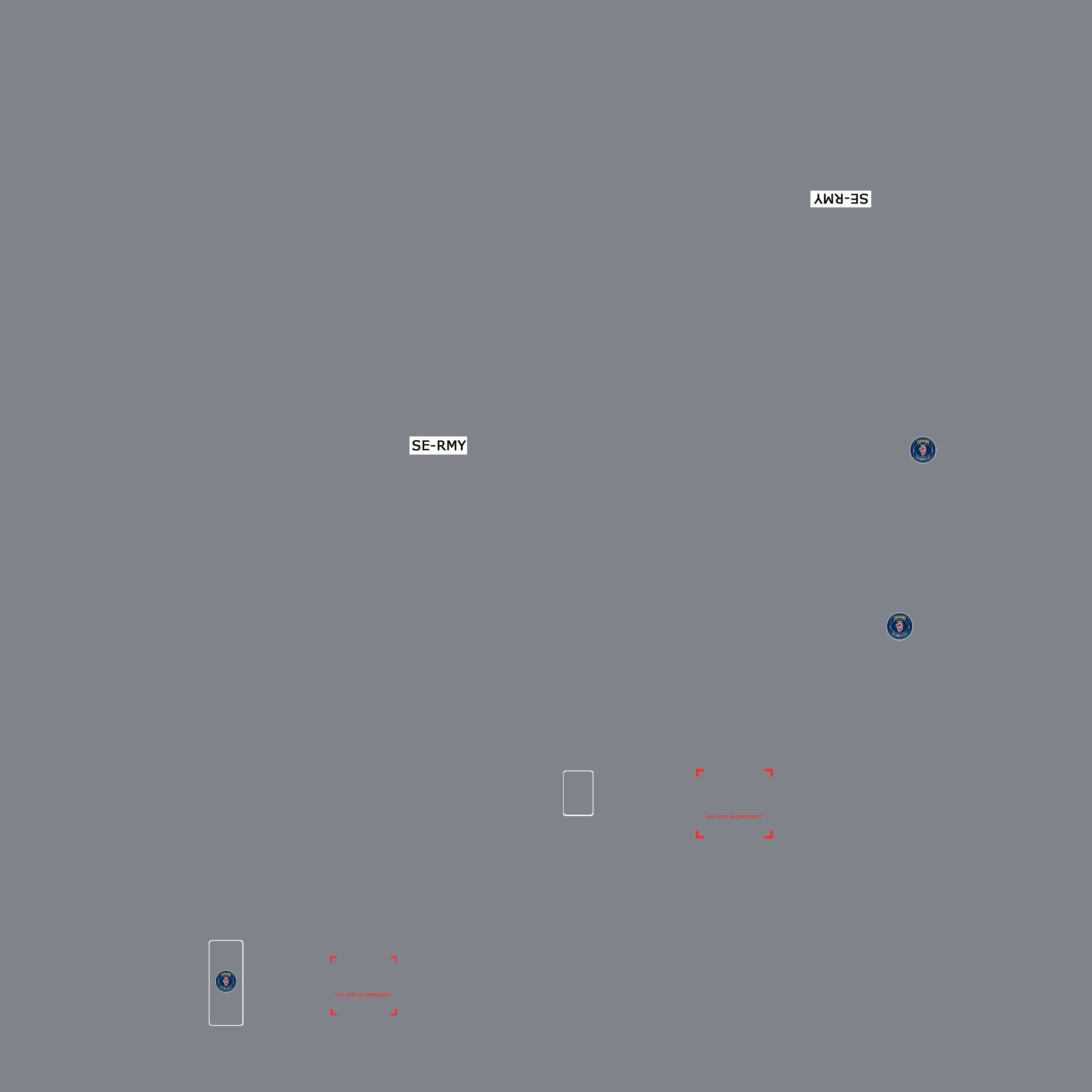 Saab GLOBALEYE - Airborne Early Warning and Control Aircraft - 3D model_21