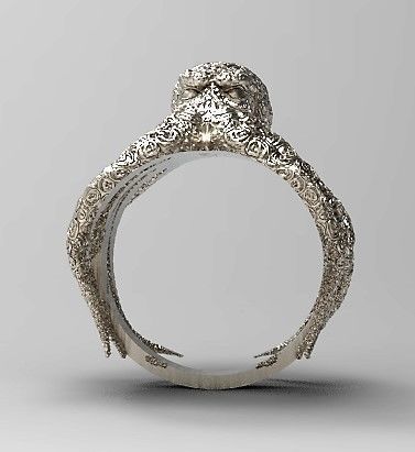 Kraken Ring 3D print model_4