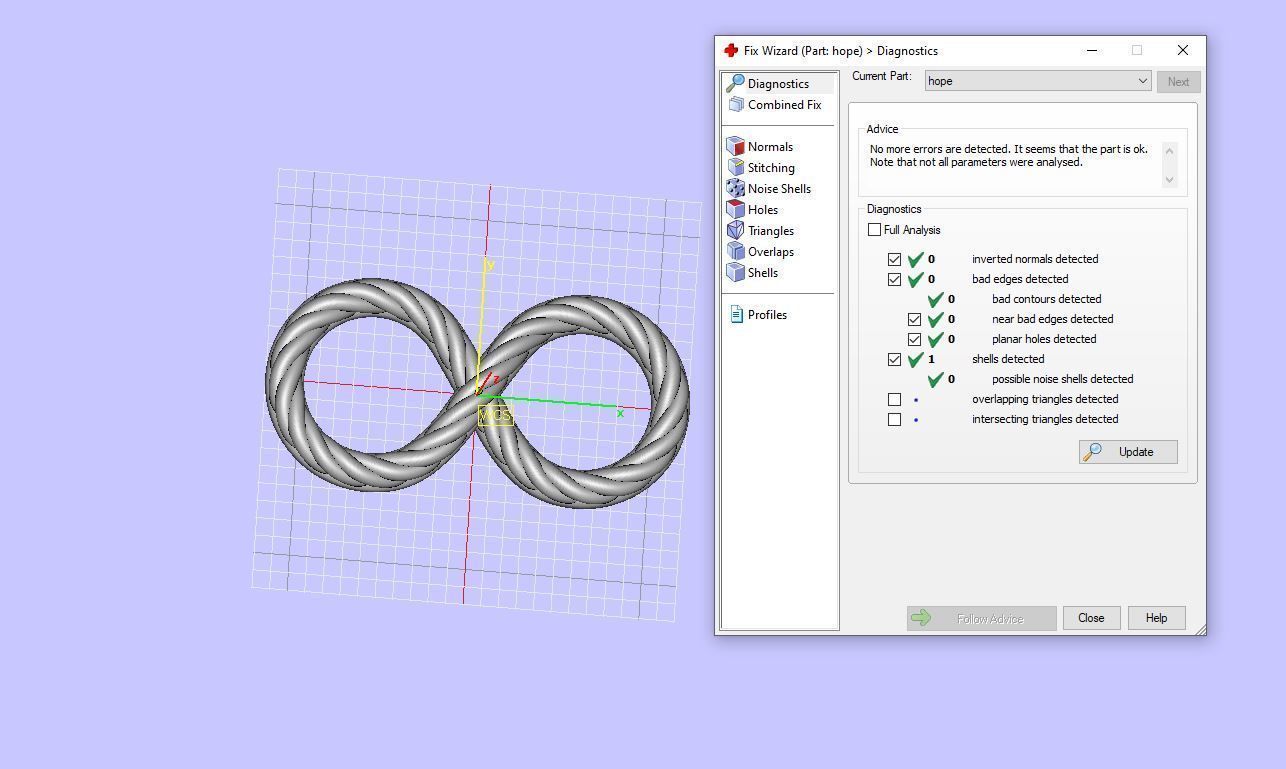 Infinity symbol 10 model  for pendant bracelet or 3D print model 3D print model_16