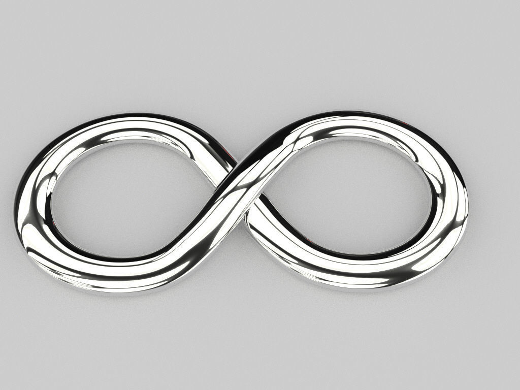 Infinity symbol 10 model  for pendant bracelet or 3D print model 3D print model_8