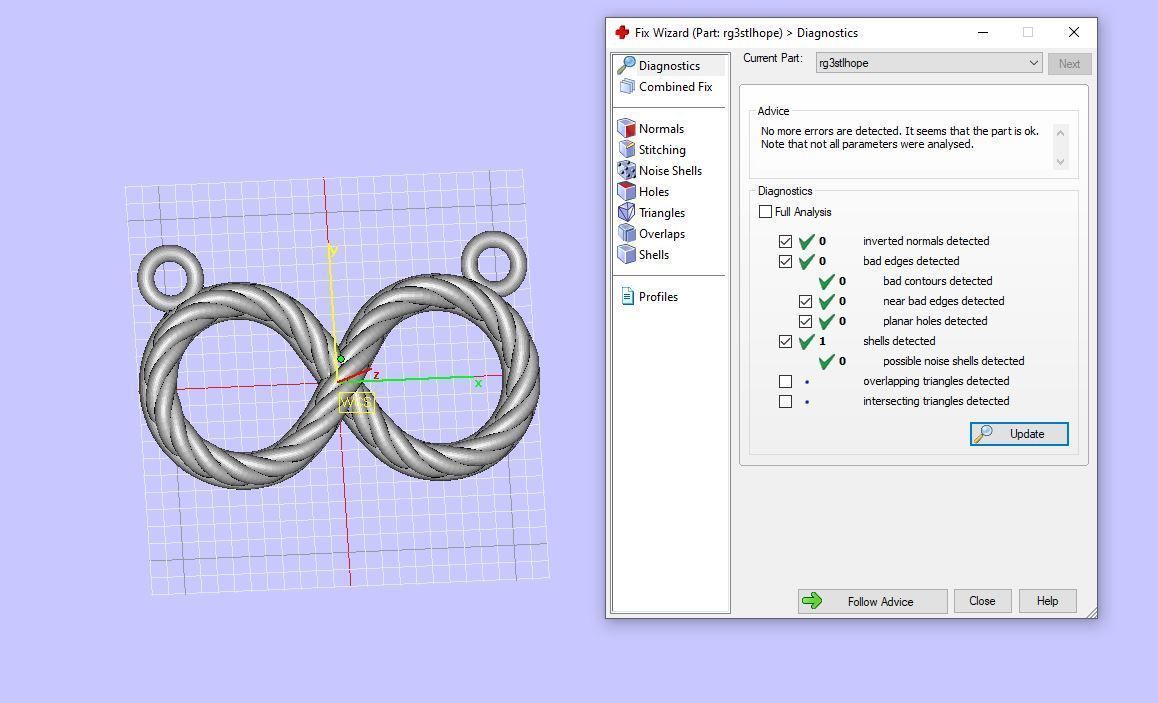 Infinity symbol 10 model  for pendant bracelet or 3D print model 3D print model_14