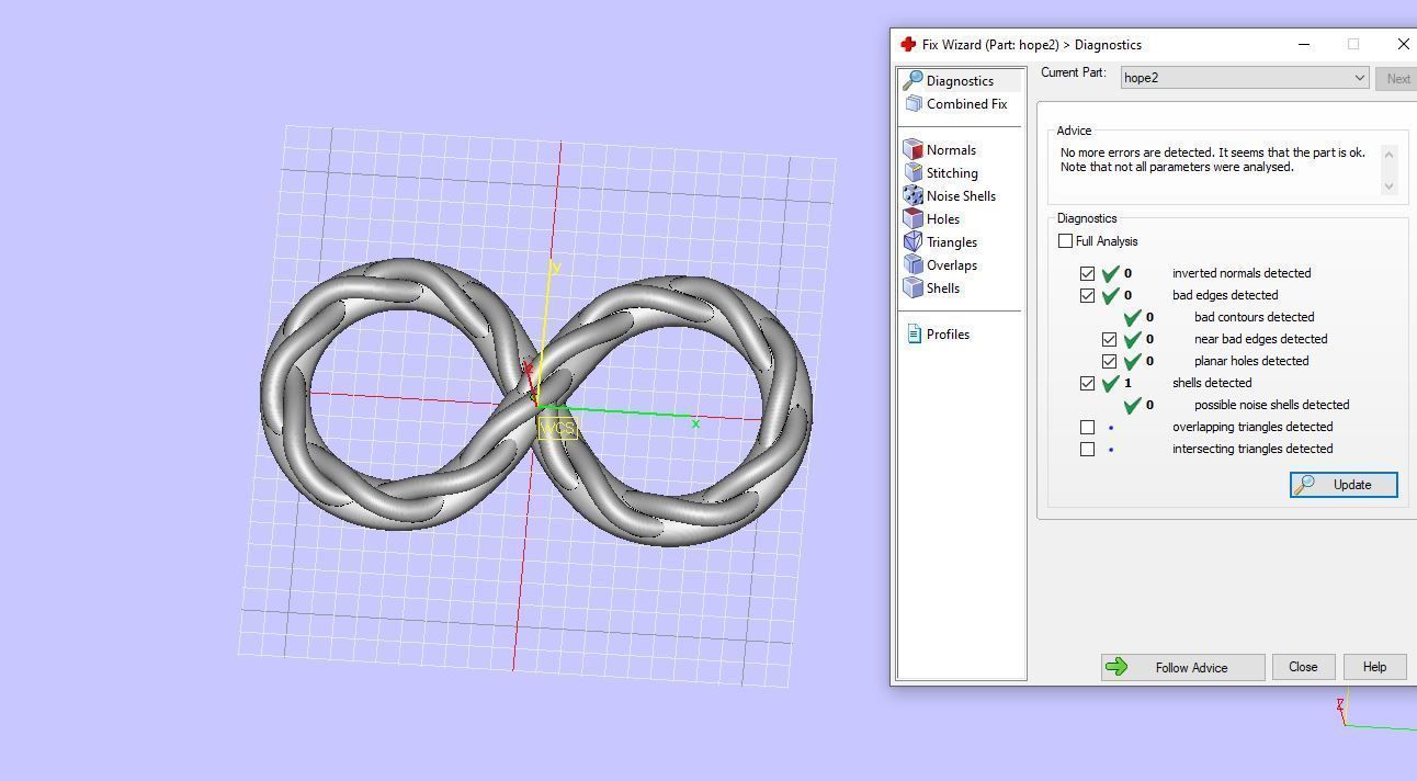 Infinity symbol 10 model  for pendant bracelet or 3D print model 3D print model_17