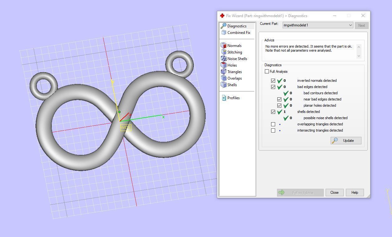 Infinity symbol 10 model  for pendant bracelet or 3D print model 3D print model_29
