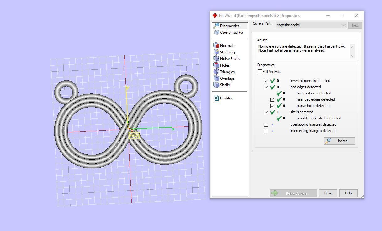 Infinity symbol 10 model  for pendant bracelet or 3D print model 3D print model_20