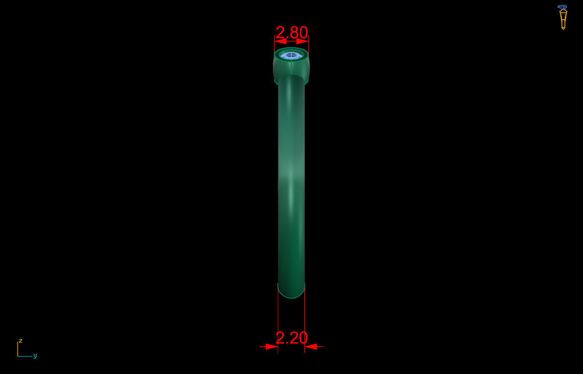 Ring 104 3D print model_7