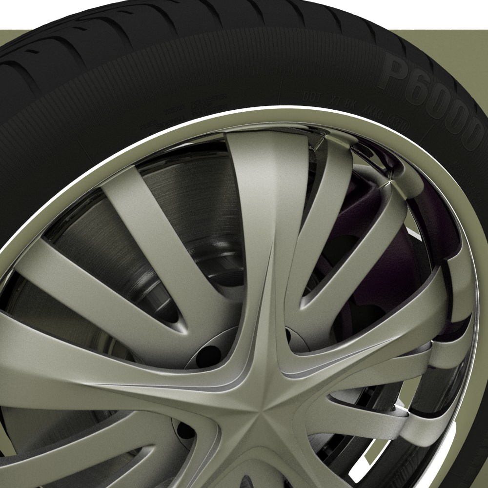 Car rotating rim Free low-poly 3D model_4