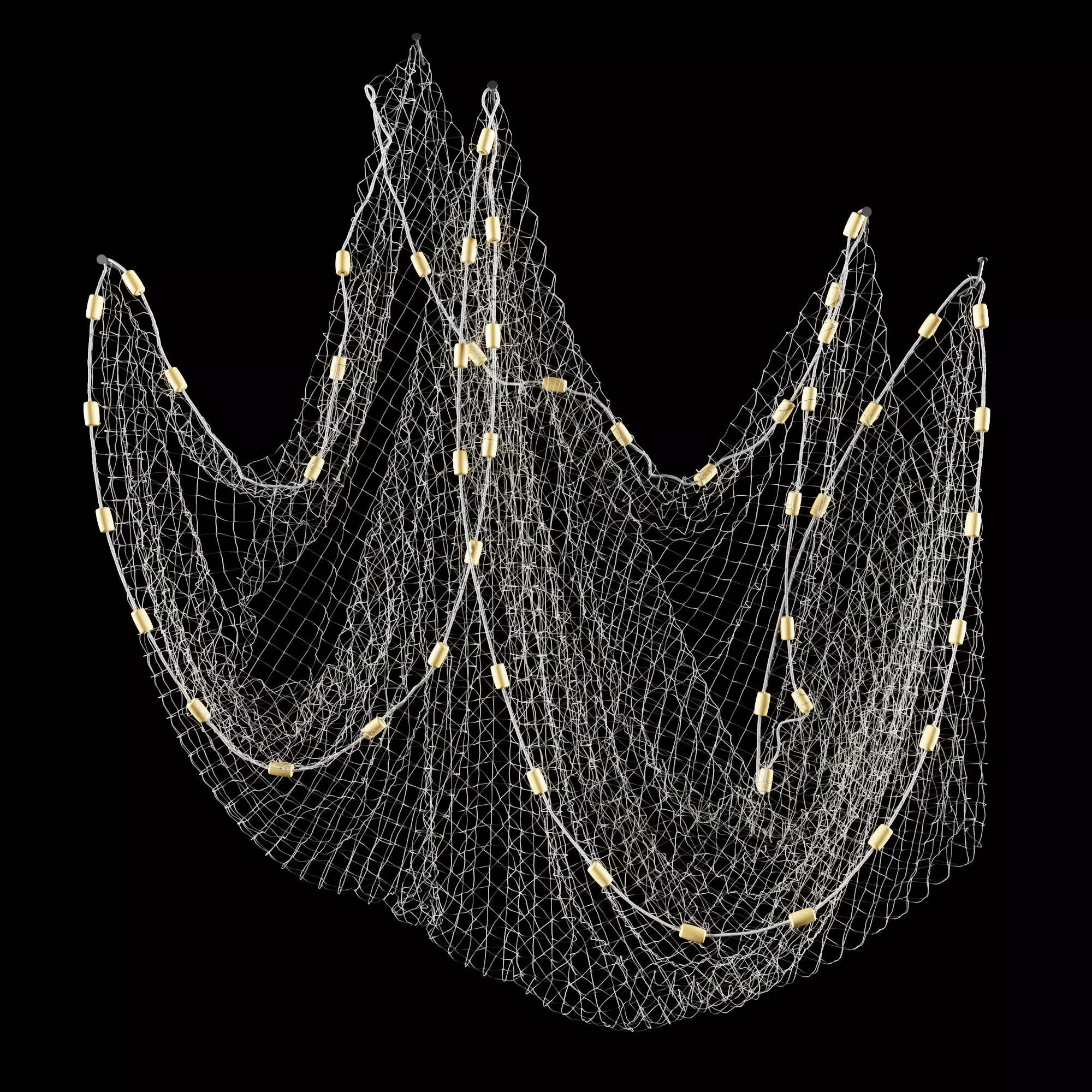 Fishnet fish net 3D model