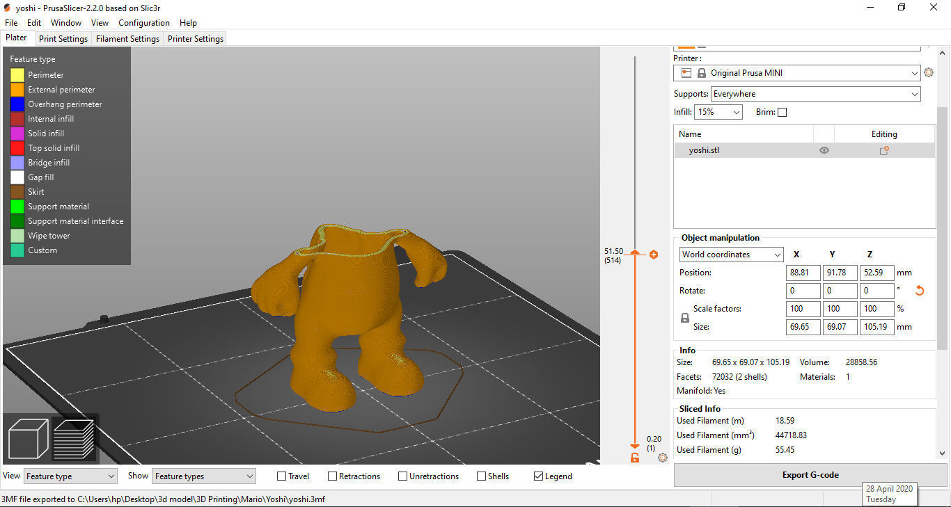 Yoshi 3D print two toy figures 3D print model_4