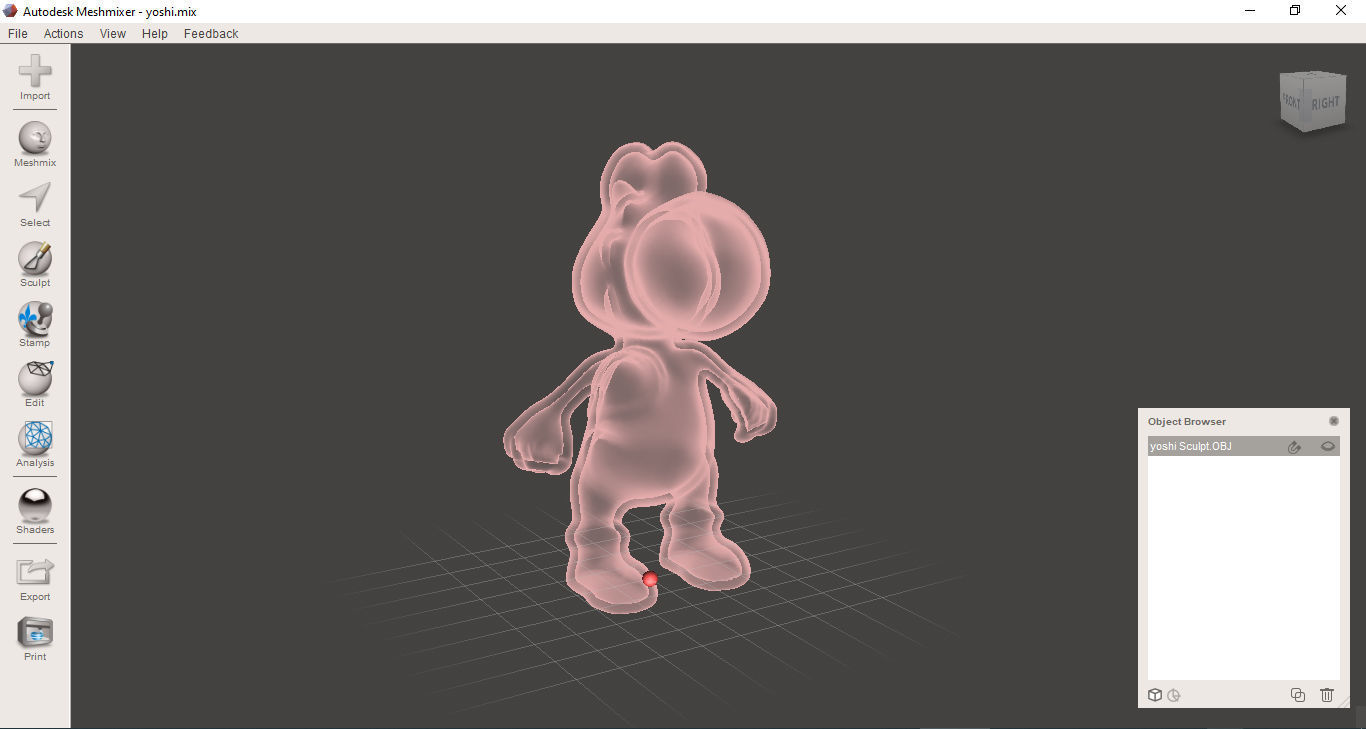 Yoshi 3D print two toy figures 3D print model_7