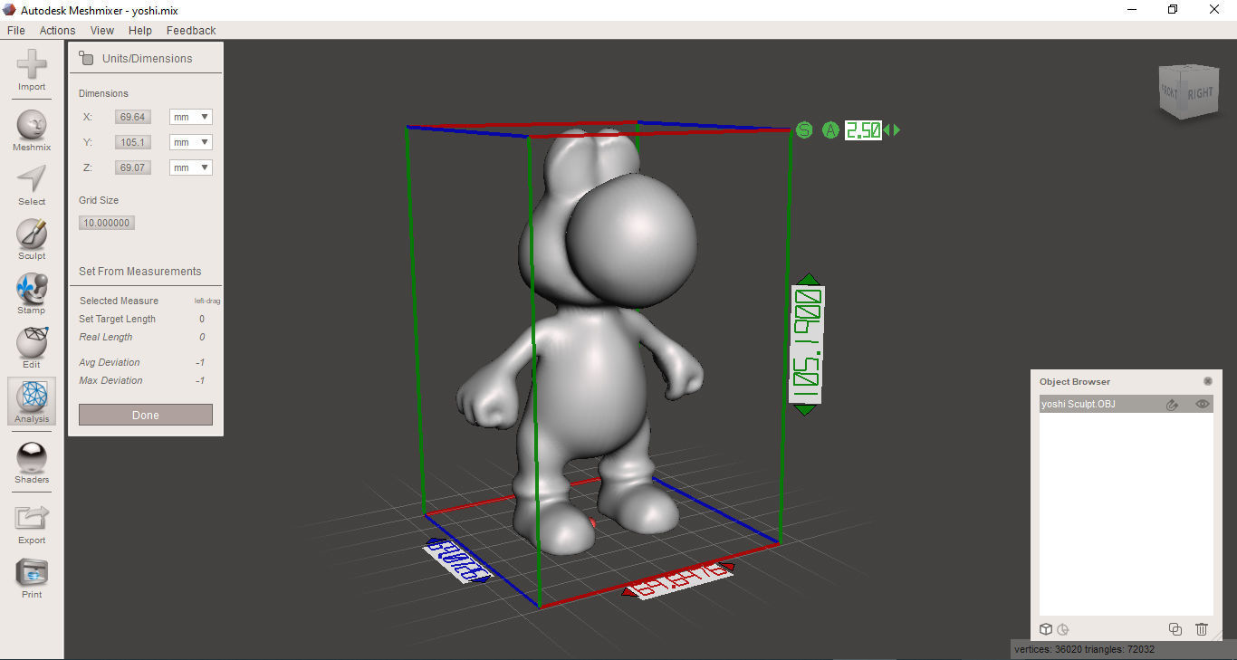 Yoshi 3D print two toy figures 3D print model_6