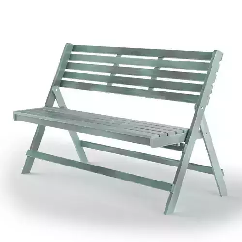Wooden Bench 3D model