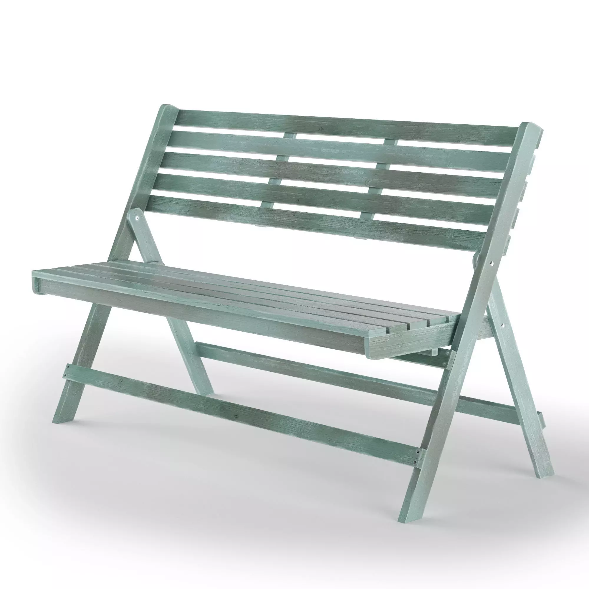 Wooden Bench 3D model