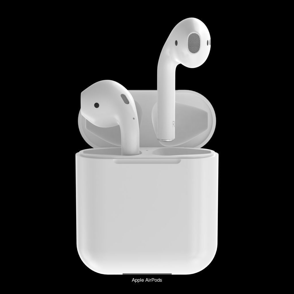 Electronics apple airpods 3D Model Collection_4