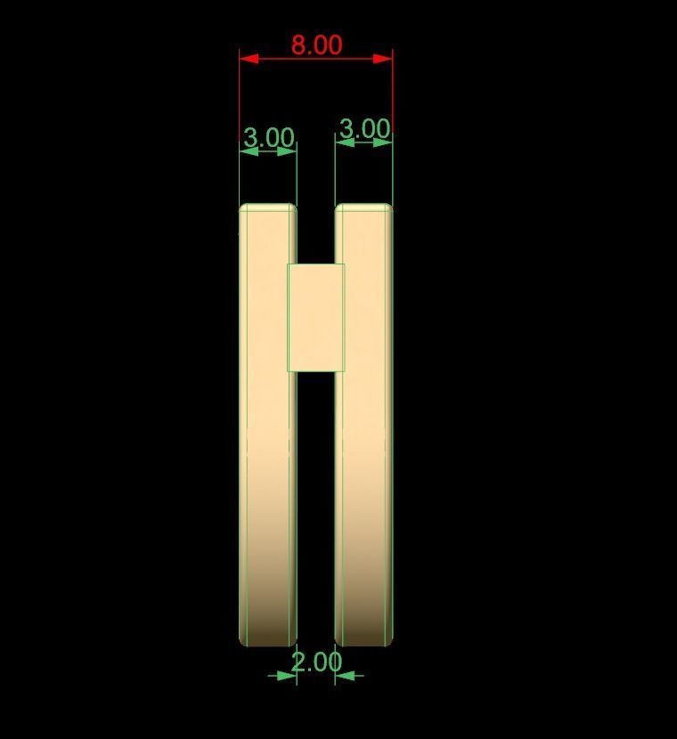 Minimal Ring Eu 60 3D print model_7