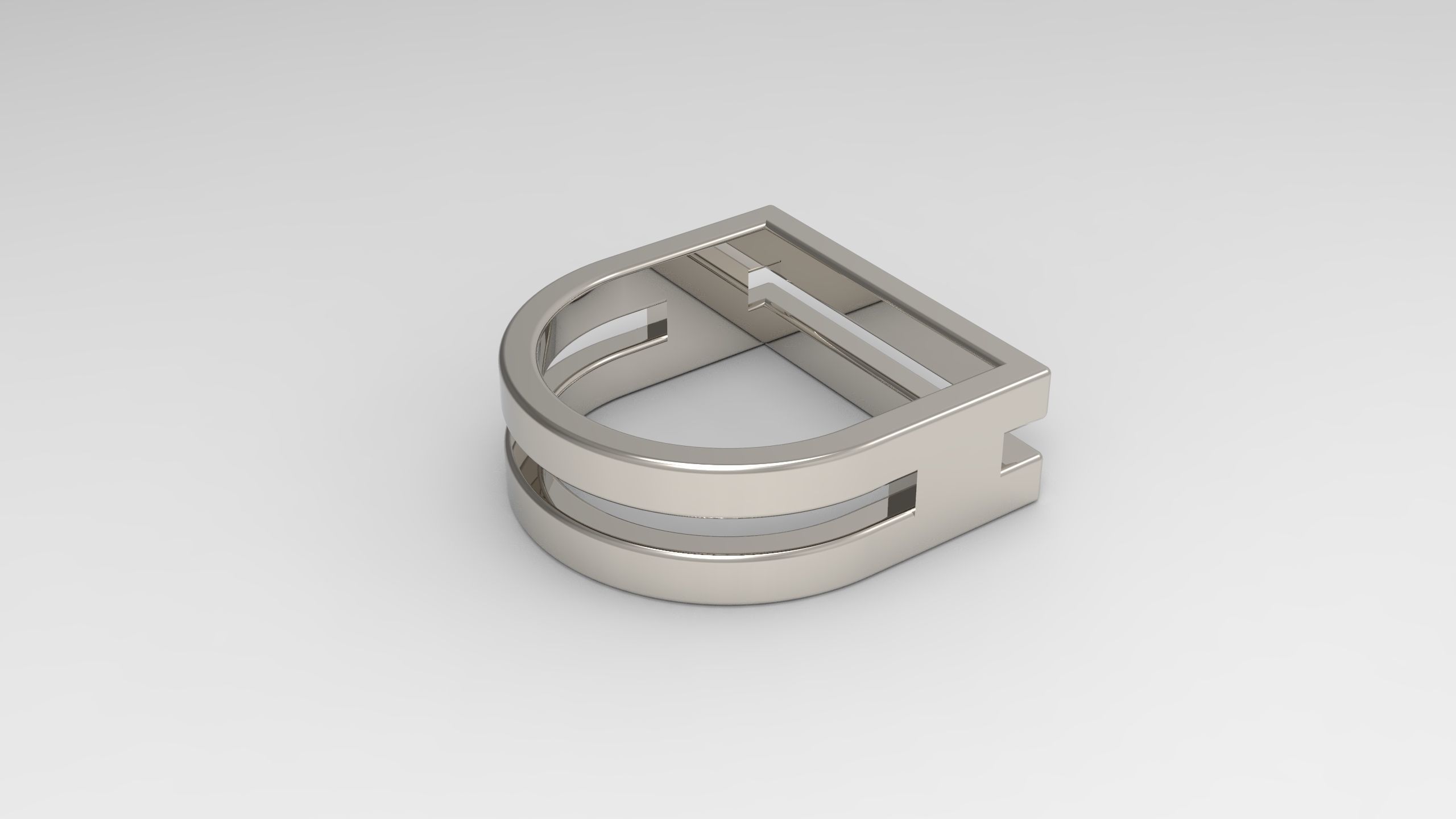 Minimal Ring Eu 60 3D print model_4