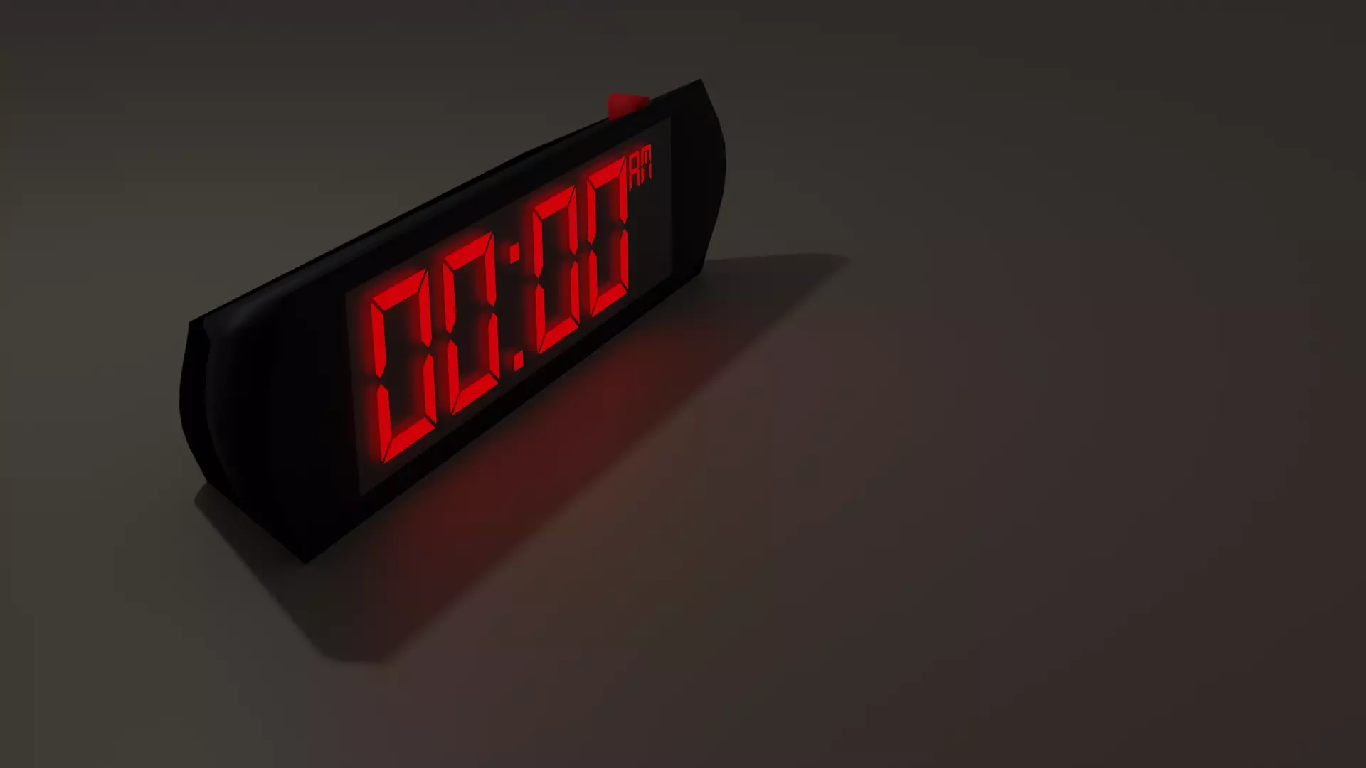 Alarm clock Free low-poly 3D model