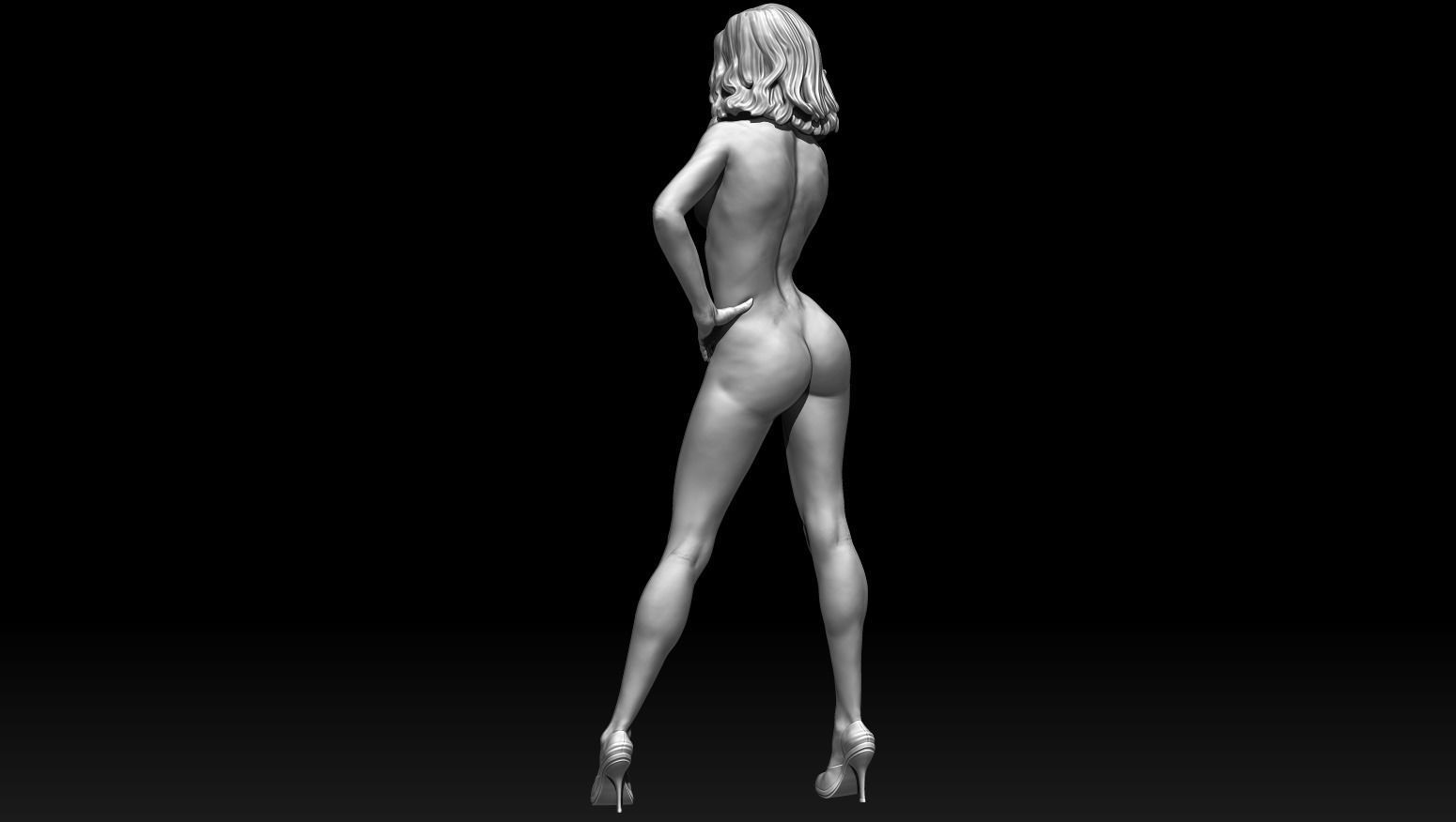 Female Nude Pose 3D Print 3D print model_4